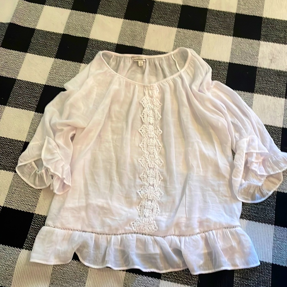 Fundamental Things XL White Blouse